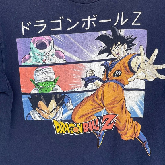 Dragonball Z Anime Navy Goku Graphic T-shirt Size M - Picture 3 of 4